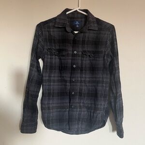 George Charcoal Plaid Shirt